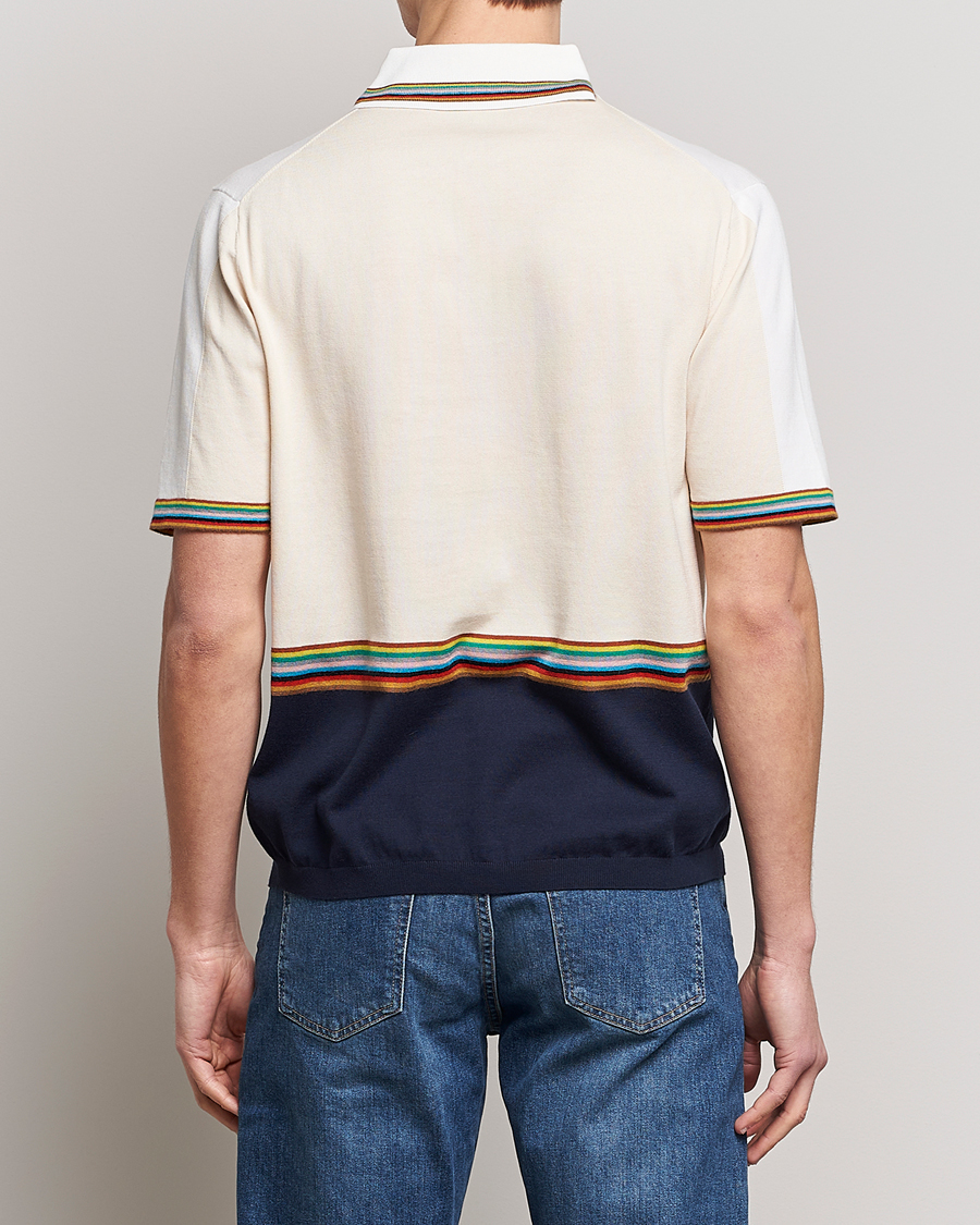 Herren | Pullover | Paul Smith | Organic cotton Knitted Polo White