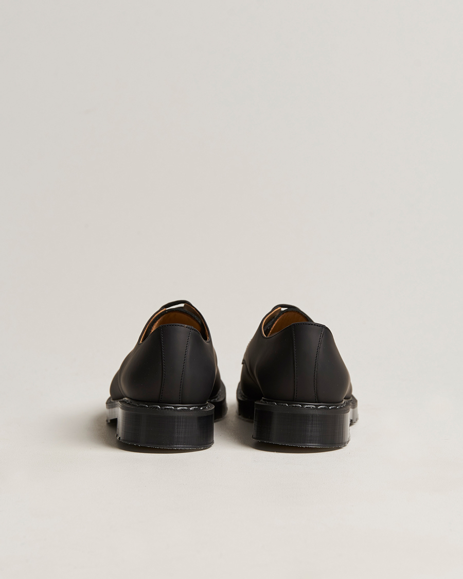 Herren | Solovair 3 Eye Gibson Shoe Black Greasy | Solovair | 3 Eye Gibson Shoe Black Greasy