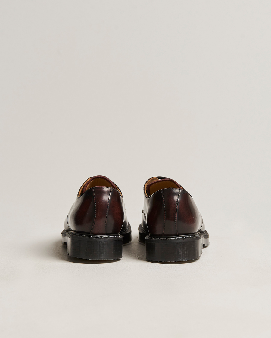 Herren | Derby | Solovair | 3 Eye Gibson Shoe Burgundy Shine