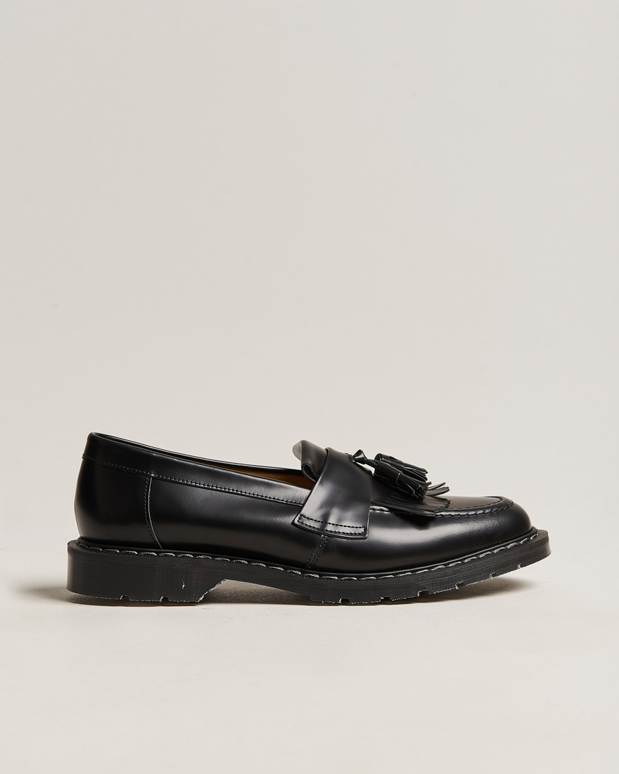 Herren | Solovair Tassel Loafer Black Shine | Solovair | Tassel Loafer Black Shine
