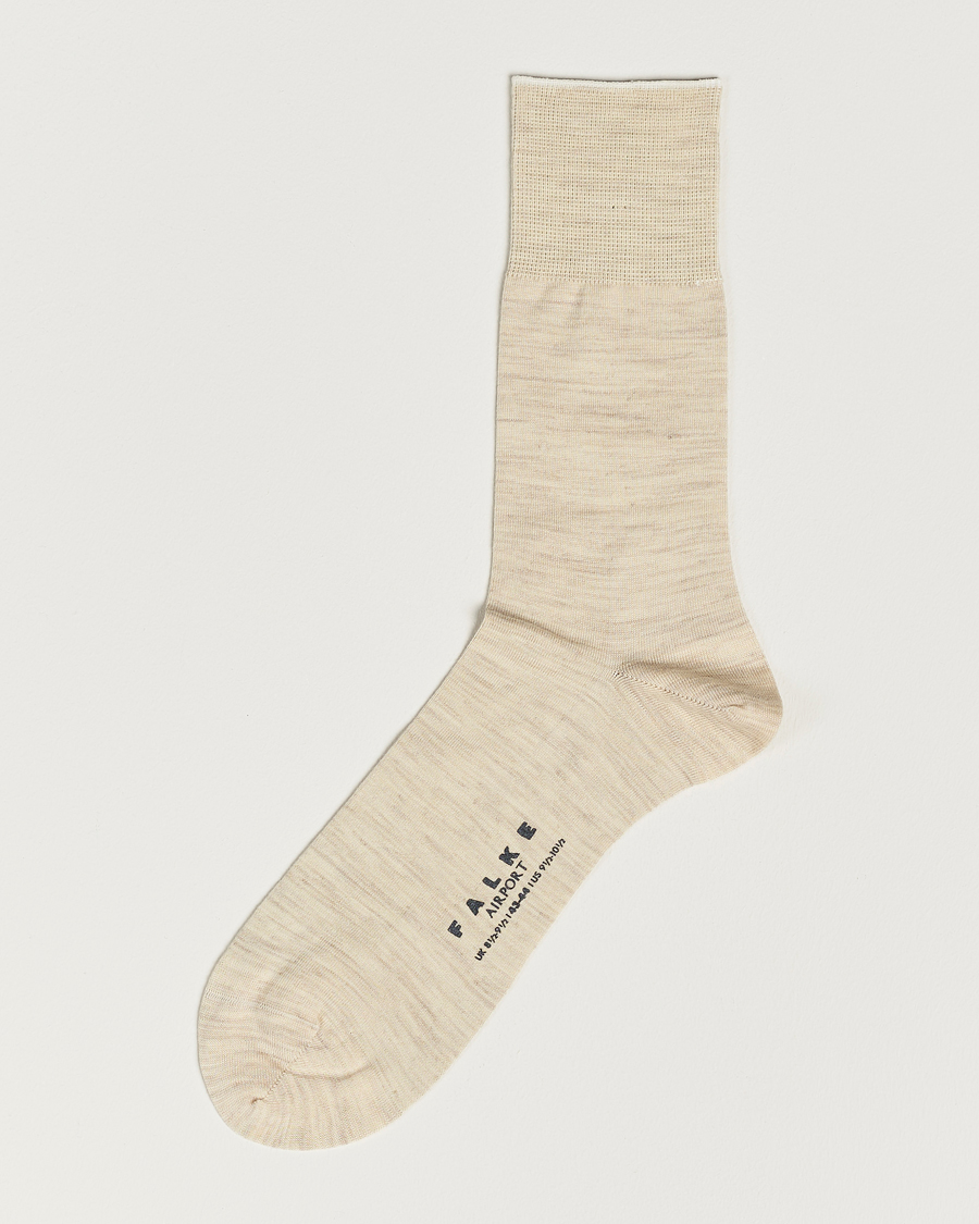 Herren | Unterwäsche | Falke | Airport Socks Beige Melange