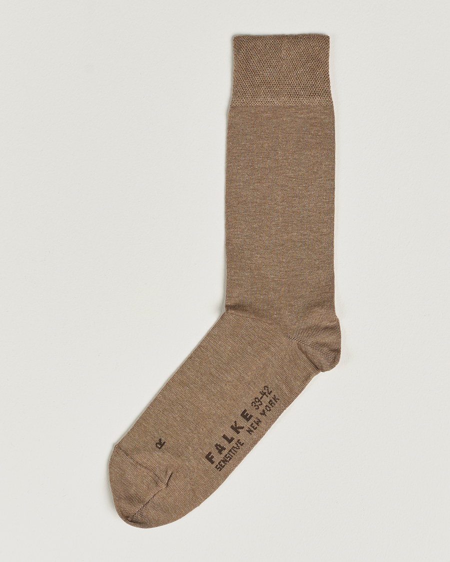 Herren | Unterwäsche | Falke | Sensitive New York Lyocell Socks Nuthmeg Mel