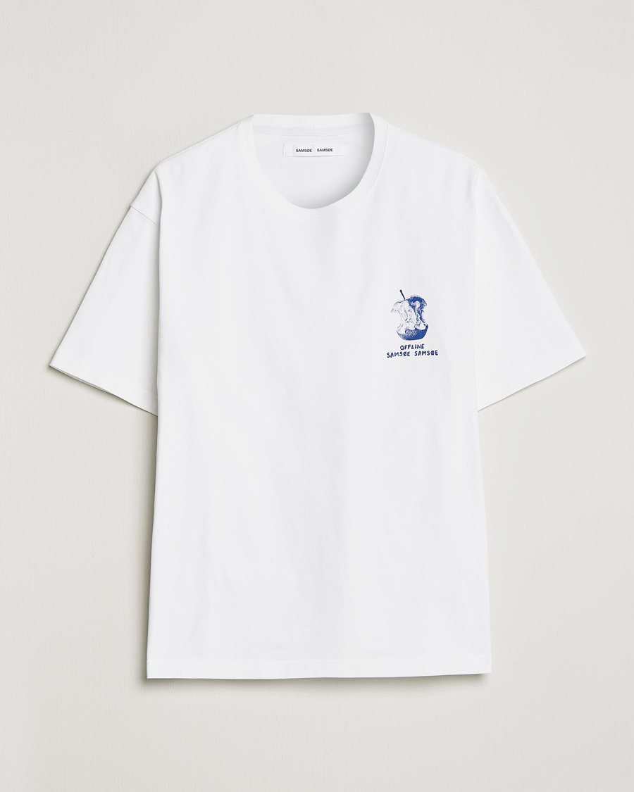 Herren | T-Shirts | Samsøe Samsøe | Samsøe & Samsøe Gone Fishing T-Shirt Bottle Flower
