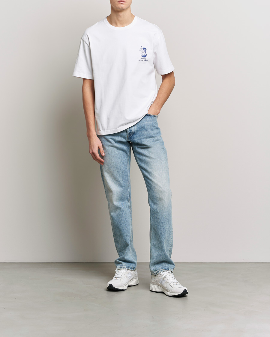 Herren | T-Shirts | Samsøe Samsøe | Samsøe & Samsøe Gone Fishing T-Shirt Bottle Flower