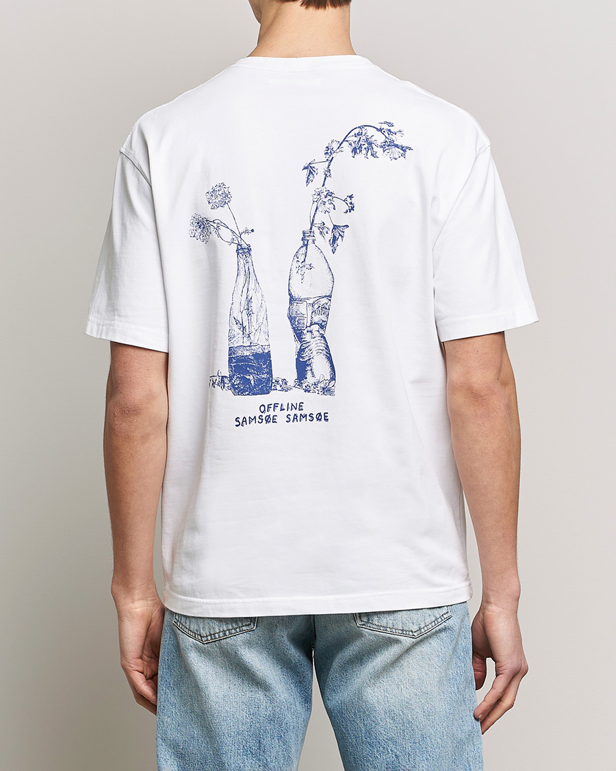 Herren | T-Shirts | Samsøe Samsøe | Samsøe & Samsøe Gone Fishing T-Shirt Bottle Flower