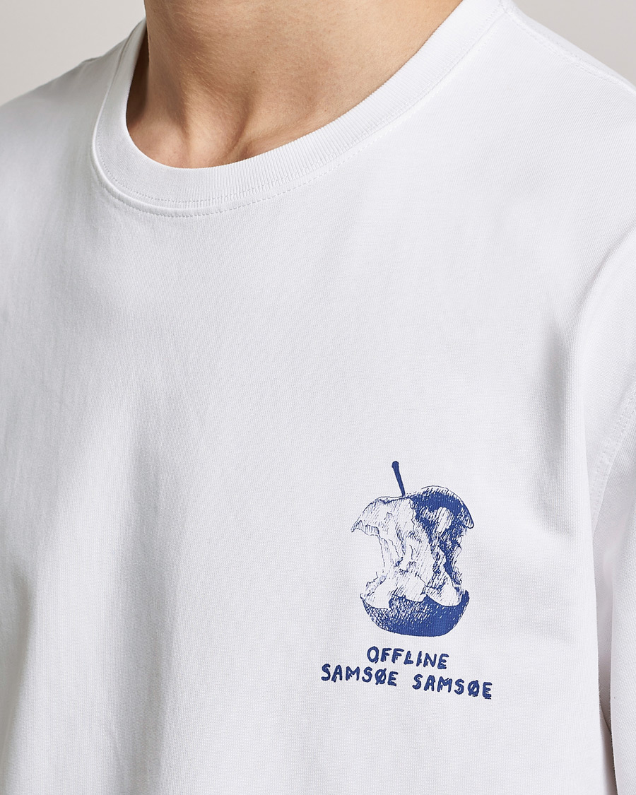 Herren | T-Shirts | Samsøe Samsøe | Samsøe & Samsøe Gone Fishing T-Shirt Bottle Flower
