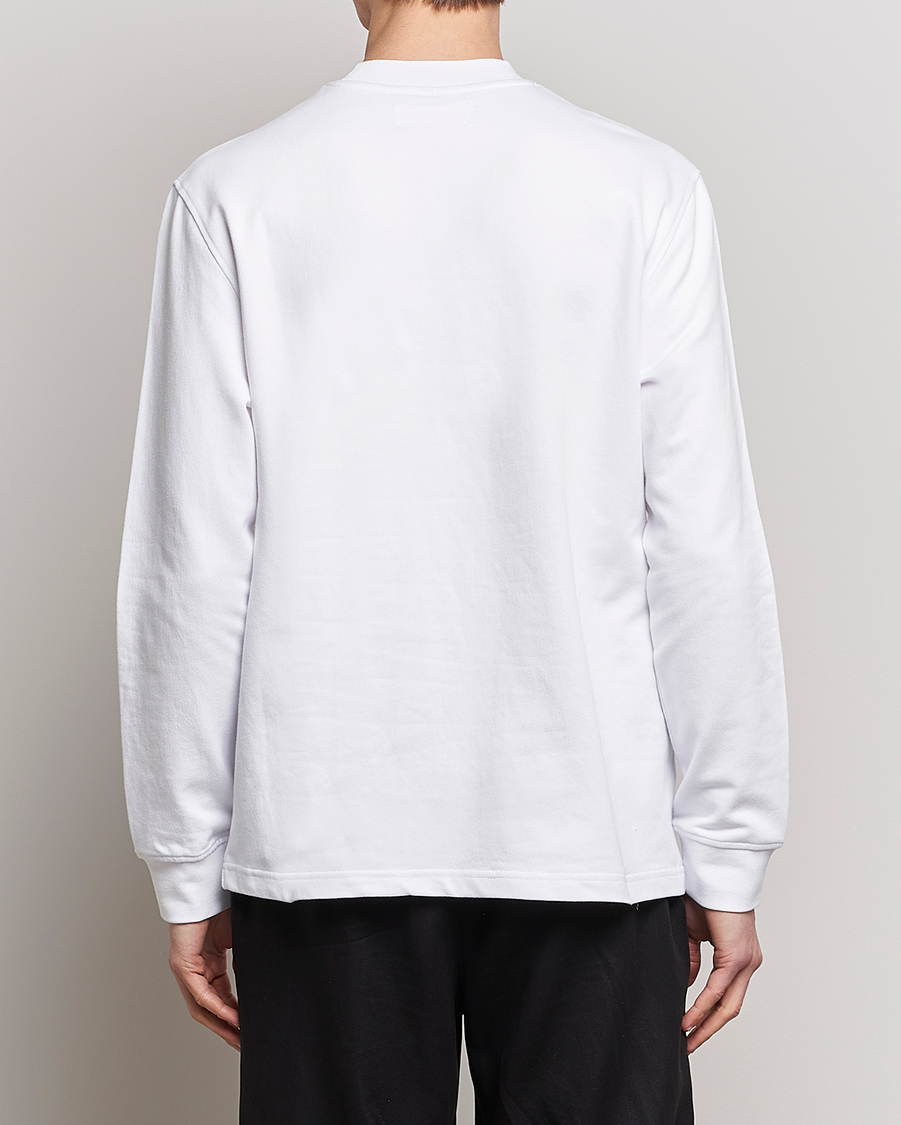 Herren | T-Shirts | Samsøe Samsøe | Samsøe & Samsøe Samer Long Sleeve T-Shirt White
