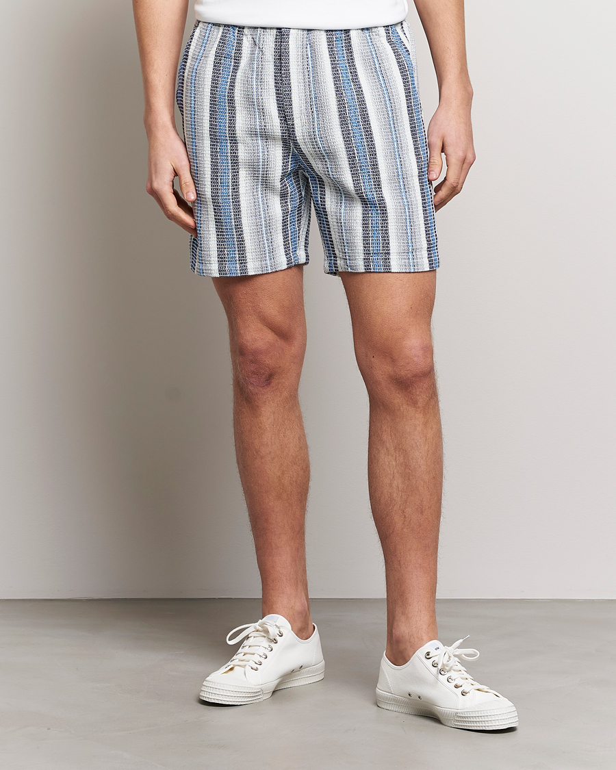Herren | Shorts | Samsøe Samsøe | Samsøe & Samsøe Jabari Shorts Blue Stripe