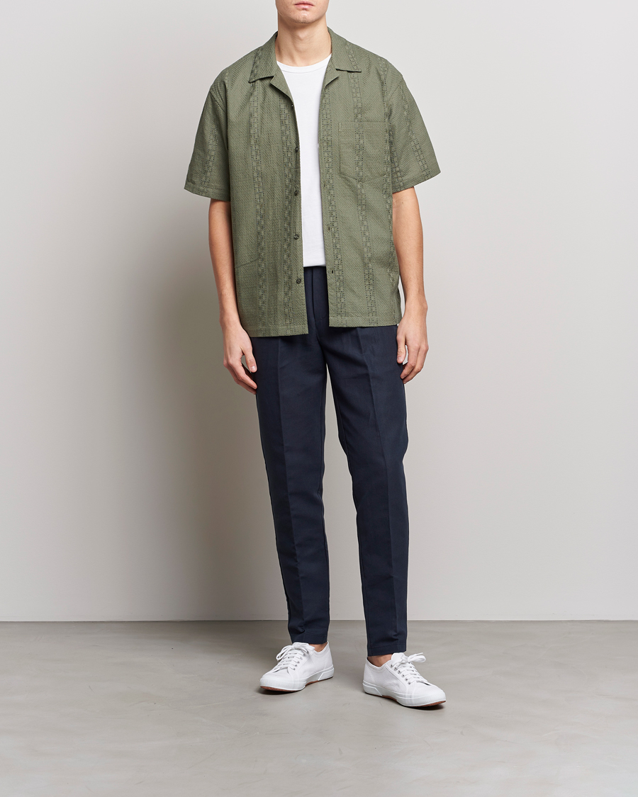 Herren | Hemden | Samsøe Samsøe | Samsøe & Samsøe Emerson Cotton Short Sleeve Shirt Beetle