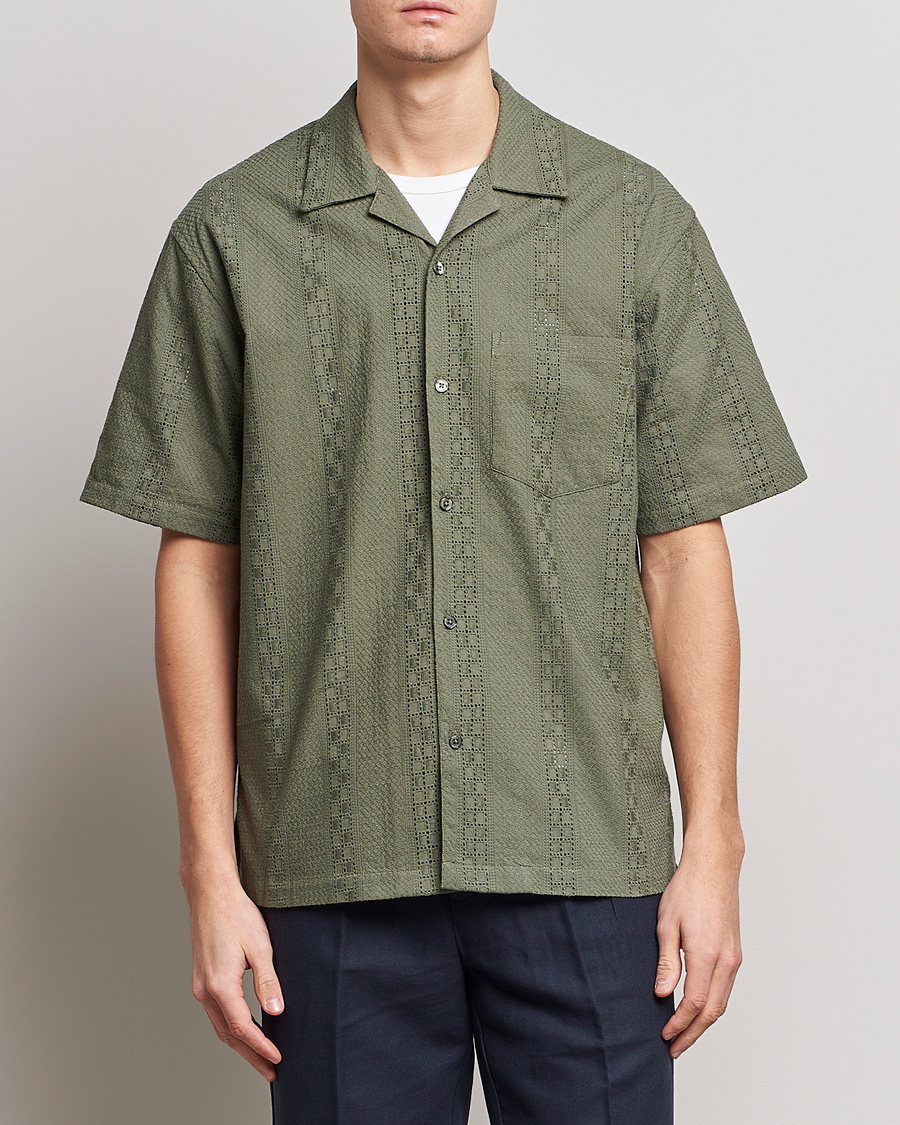 Herren | Hemden | Samsøe Samsøe | Samsøe & Samsøe Emerson Cotton Short Sleeve Shirt Beetle