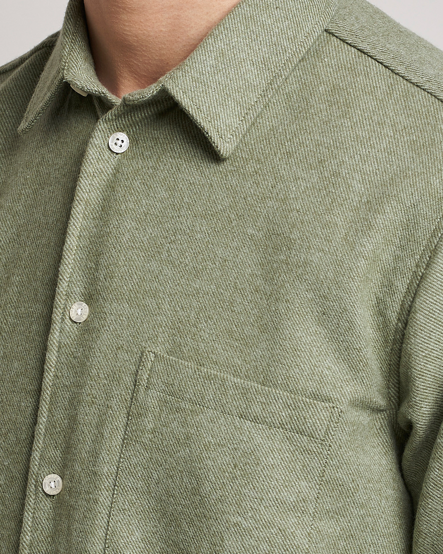 Herren | Hemden | Samsøe Samsøe | Samsøe & Samsøe Liam Organic Cotton Shirt Basil Melange