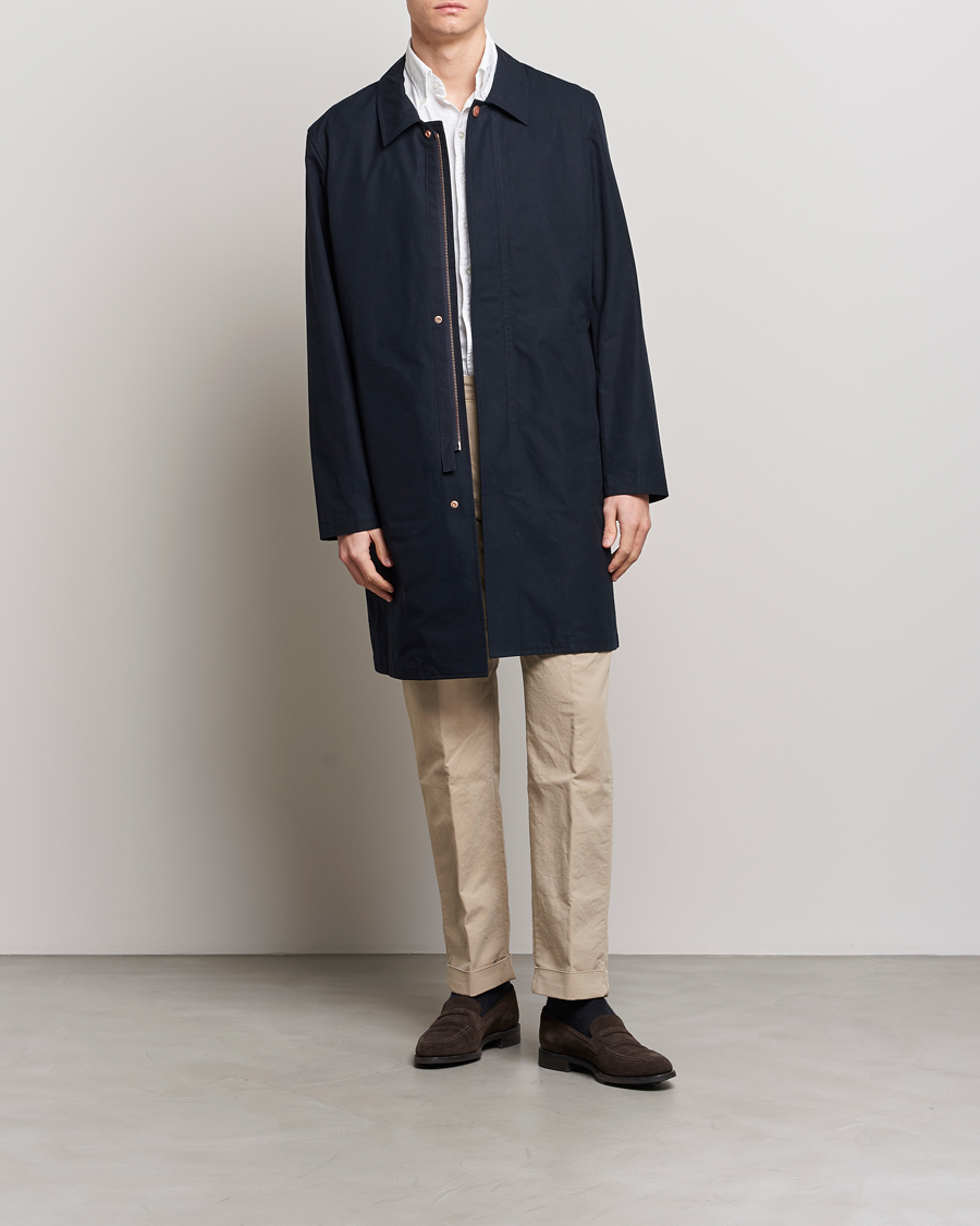 Herren | Jacken | Private White V.C. | Unlined Cotton Ventile Mac Coat 3.0 Midnight