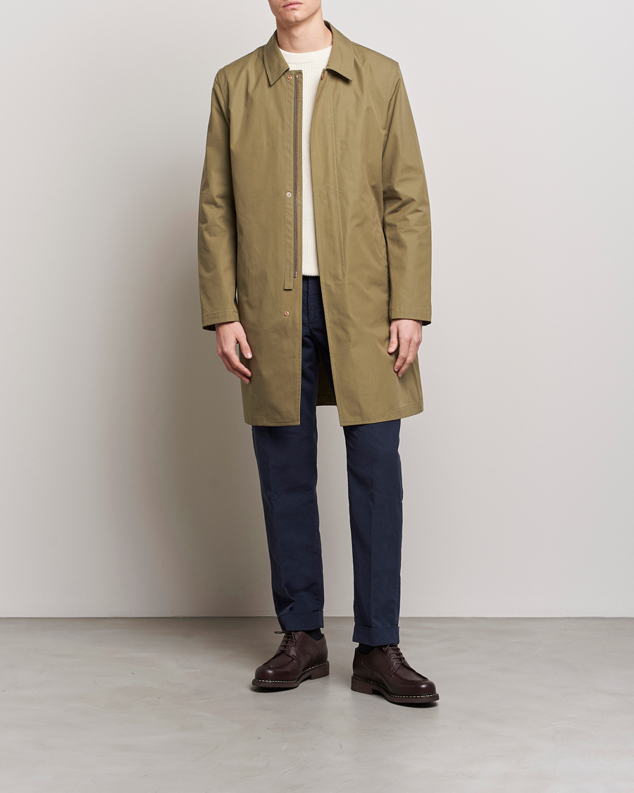 Herren | Jacken | Private White V.C. | Unlined Cotton Ventile Mac Coat 3.0 Sage