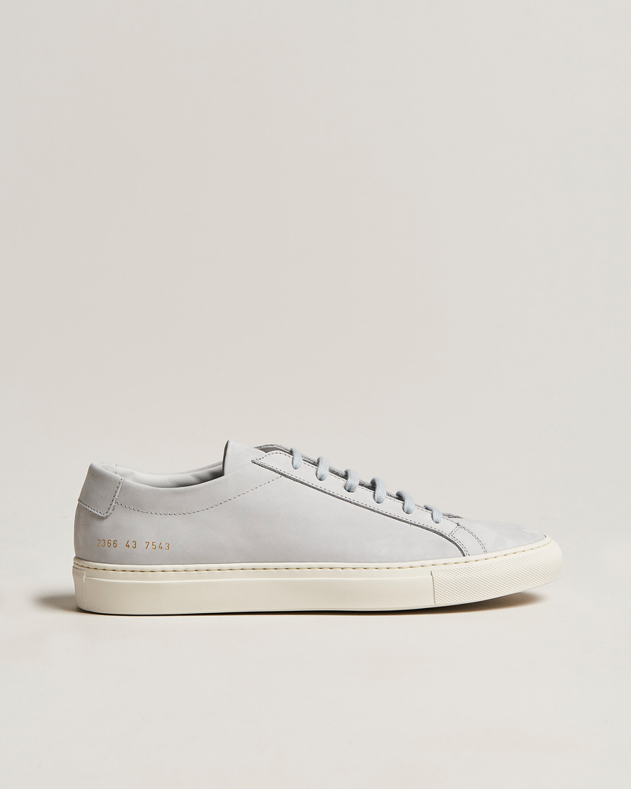 Herren | Common Projects Original Achilles Nubuck Sneaker Grey | Common Projects | Original Achilles Nubuck Sneaker Grey