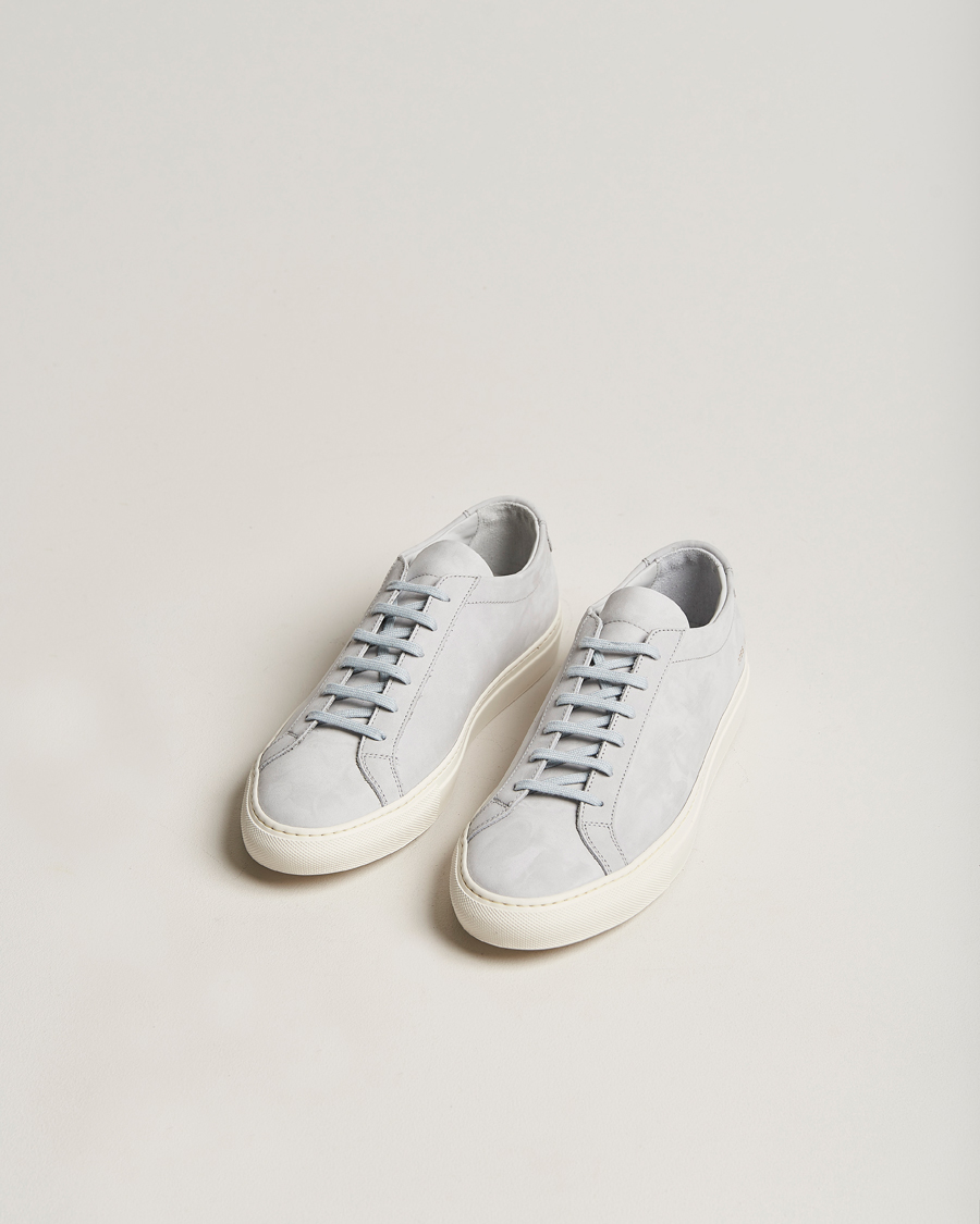 Herren | Common Projects Original Achilles Nubuck Sneaker Grey | Common Projects | Original Achilles Nubuck Sneaker Grey