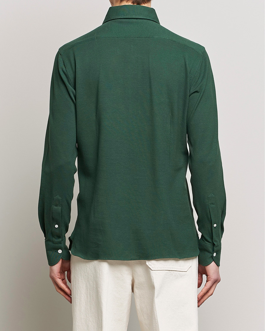 Herren | Hemden | 100Hands | Signature One Piece Jersey Polo Emerald Green