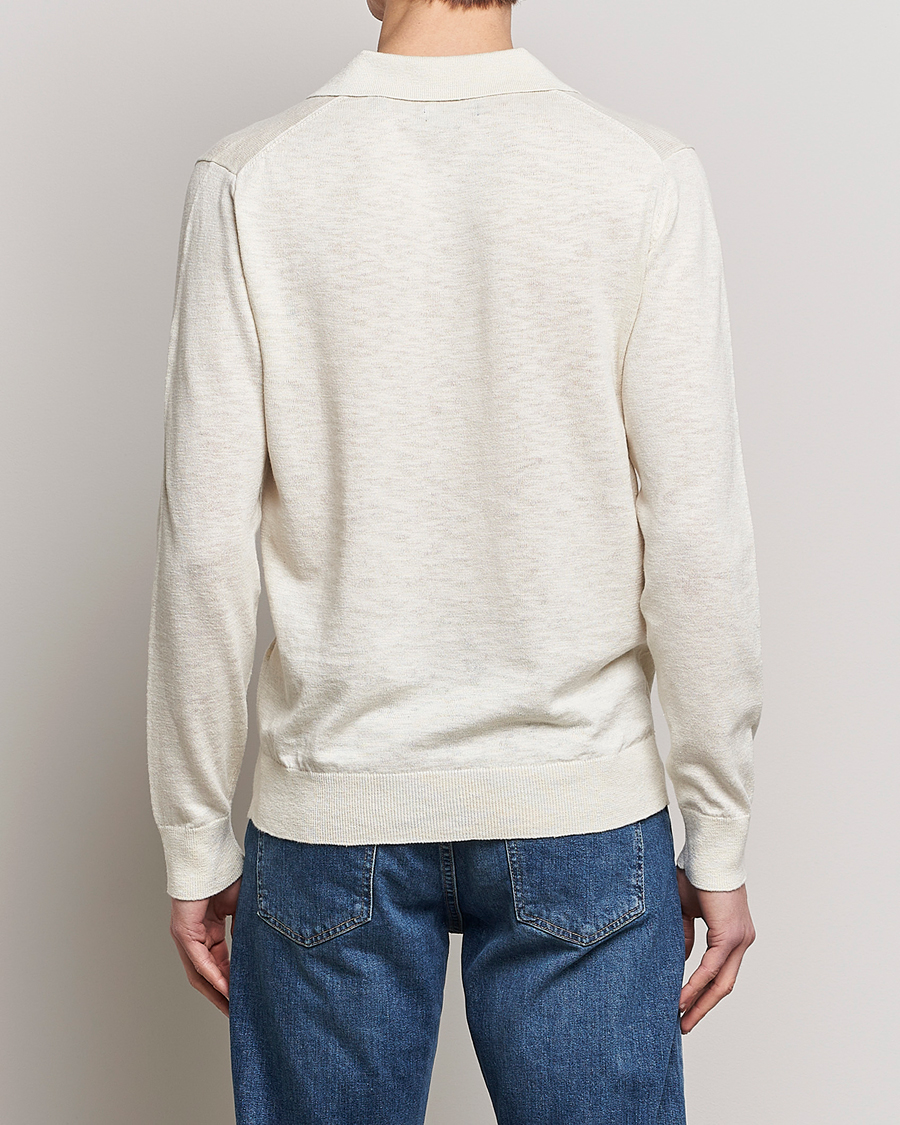 Herren | Pullover | GANT | Cotton/Linen Knitted Polo Putty