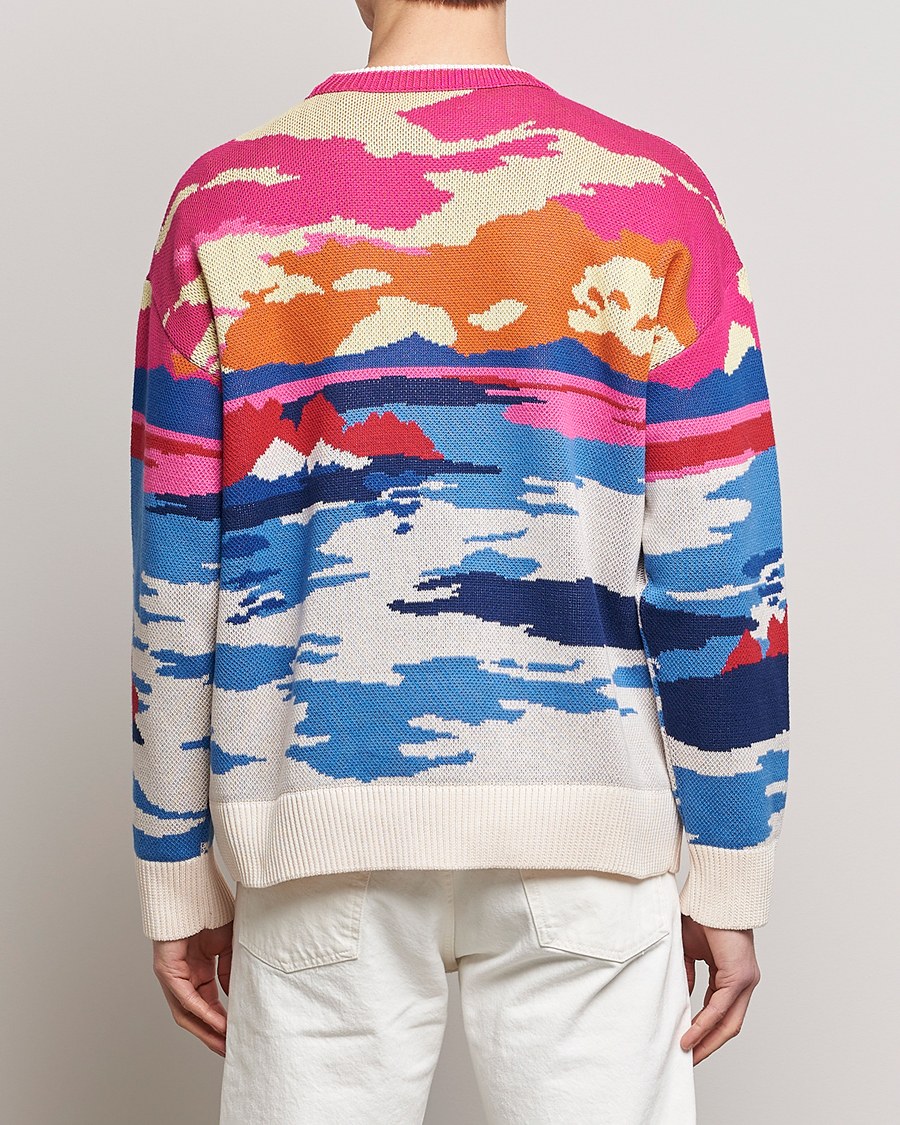 Herren | Pullover | GANT | Landscape Printed Knitted Crew Neck Multi