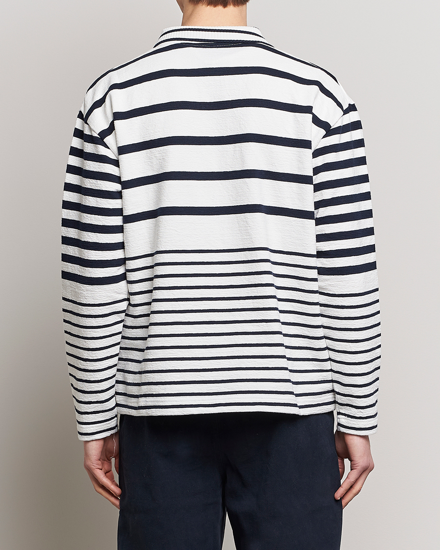 Herren | Pullover | GANT | Heavy Knitted Striped Rugger Eggshell
