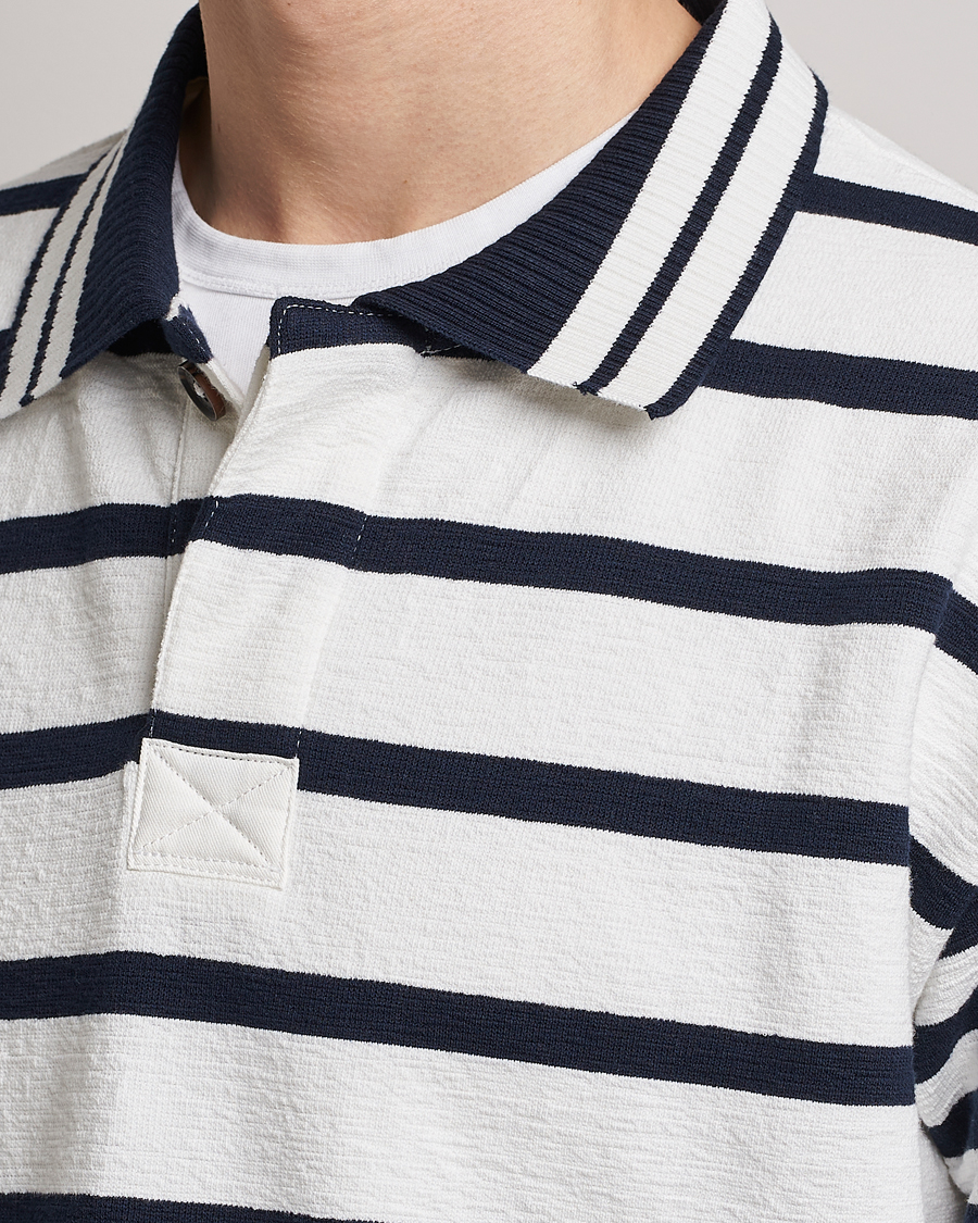 Herren | Pullover | GANT | Heavy Knitted Striped Rugger Eggshell