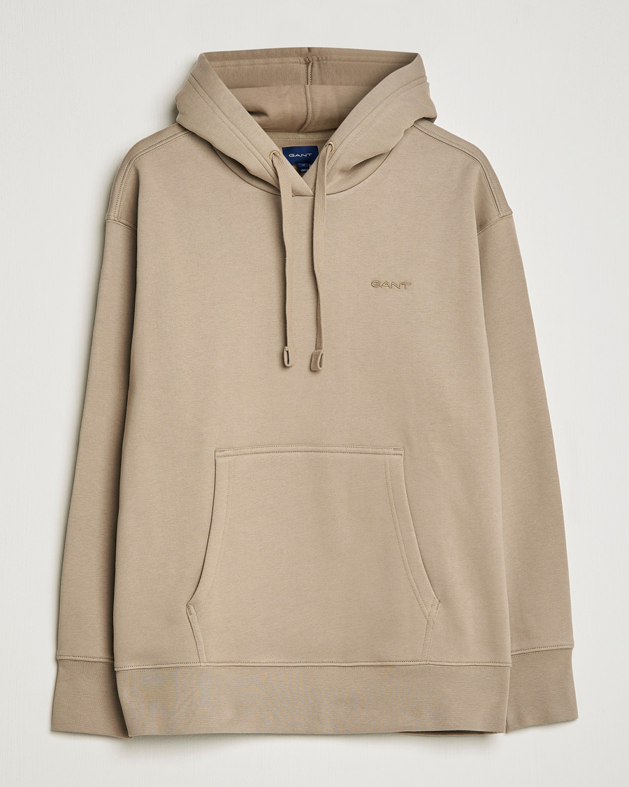 Herren | Pullover | GANT | Icon Hoodie Taupe Beige