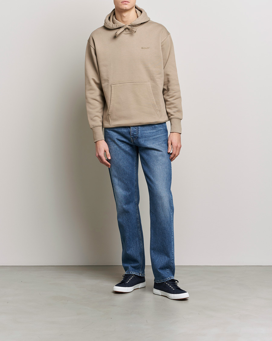 Herren | Pullover | GANT | Icon Hoodie Taupe Beige