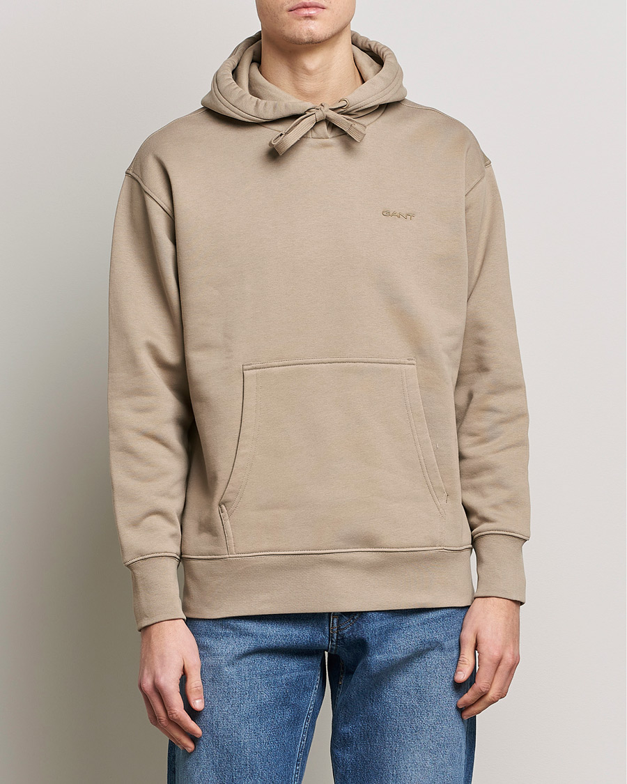 Herren | Pullover | GANT | Icon Hoodie Taupe Beige