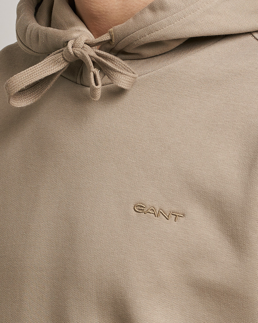 Herren | Pullover | GANT | Icon Hoodie Taupe Beige
