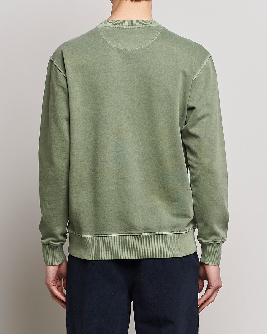 Herren | Pullover | GANT | Sunbleached Crew Neck Sweatshirt Calamata Green