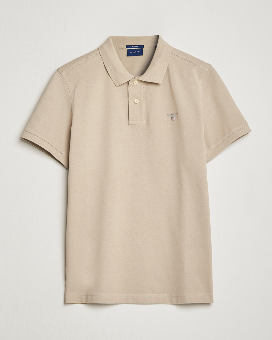 Herren | Poloshirts | GANT | The Original Polo Concrete Beige
