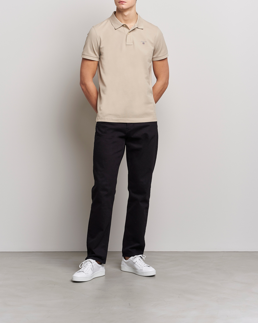 Herren | Poloshirts | GANT | The Original Polo Concrete Beige