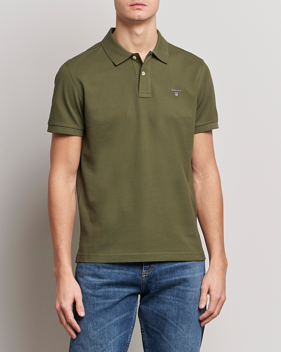 Herren | Poloshirts | GANT | The Original Polo Racing Green