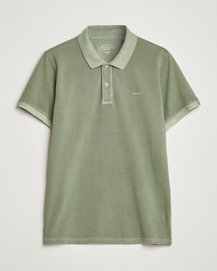 Herren | Poloshirts | GANT | Sunbleached Polo Calamata Green