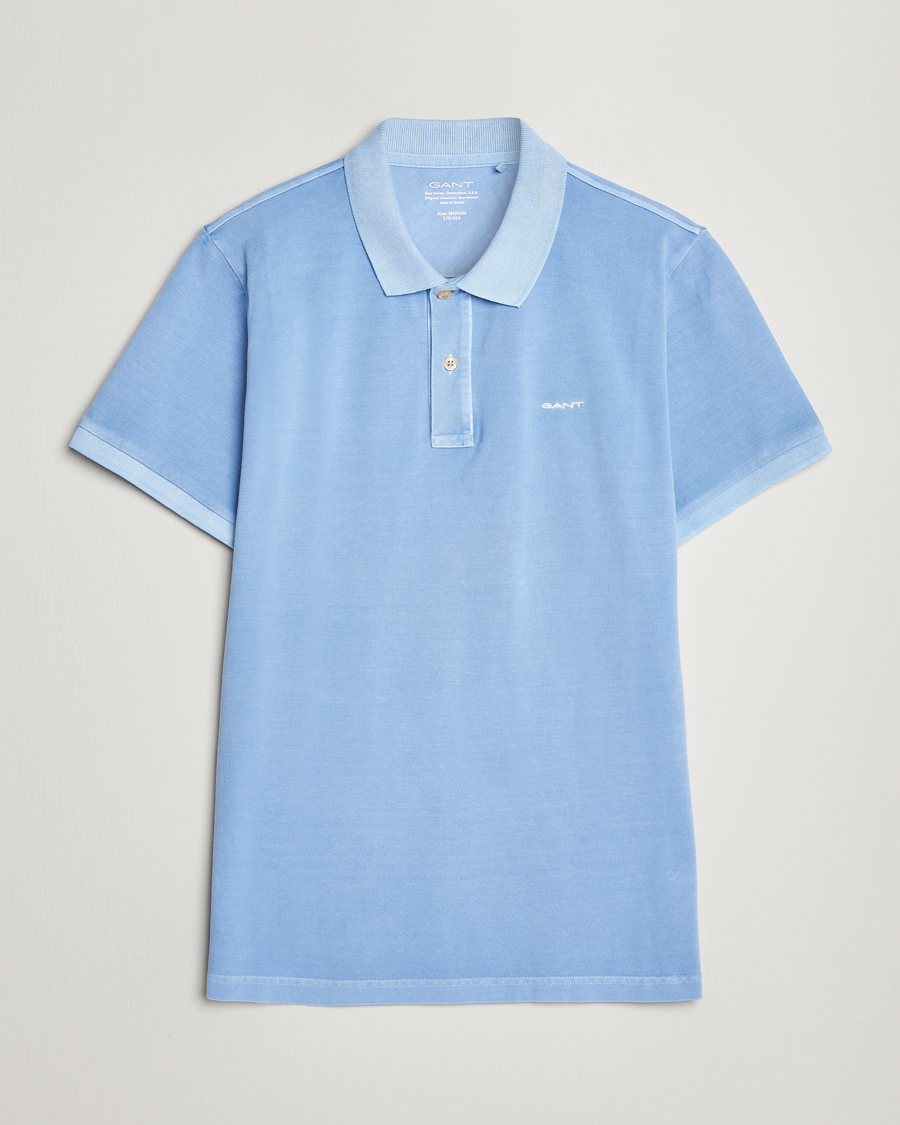 Herren | Poloshirts | GANT | Sunbleached Polo Gentle Blue