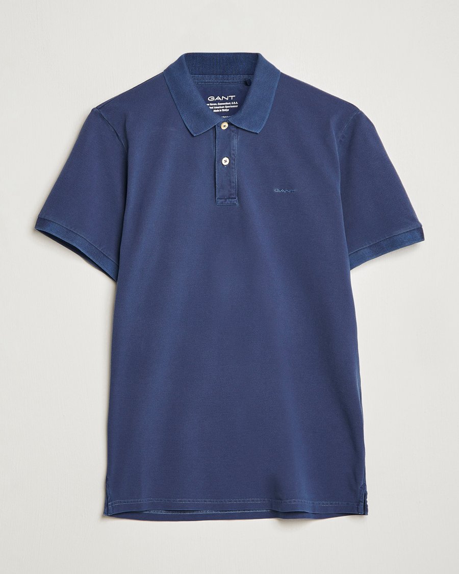 Herren | Poloshirts | GANT | Sunbleached Polo Persian Blue