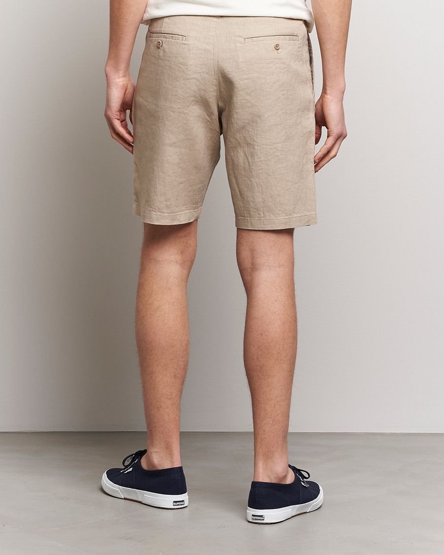 Herren | Shorts | GANT | Relaxed Linen Drawstring Shorts Concrete Beige