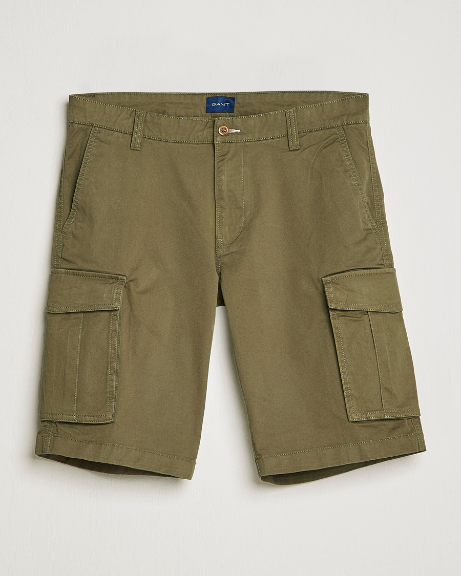 Herren | Shorts | GANT | Relaxed Twill Cargoshorts Racing Green