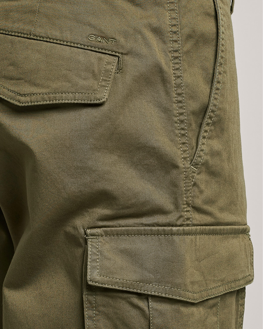 Herren | Shorts | GANT | Relaxed Twill Cargoshorts Racing Green