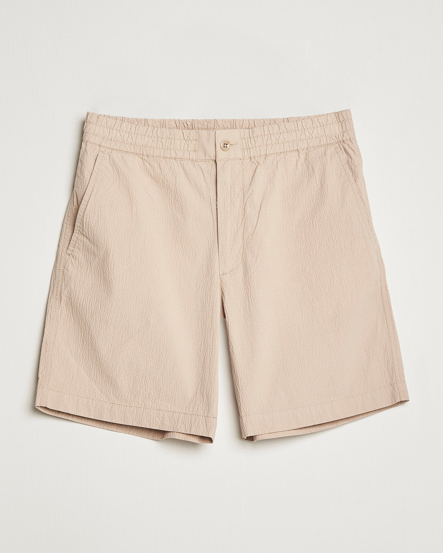 Herren | Shorts | GANT | Seersucker Drawstring Shorts Dry Sand