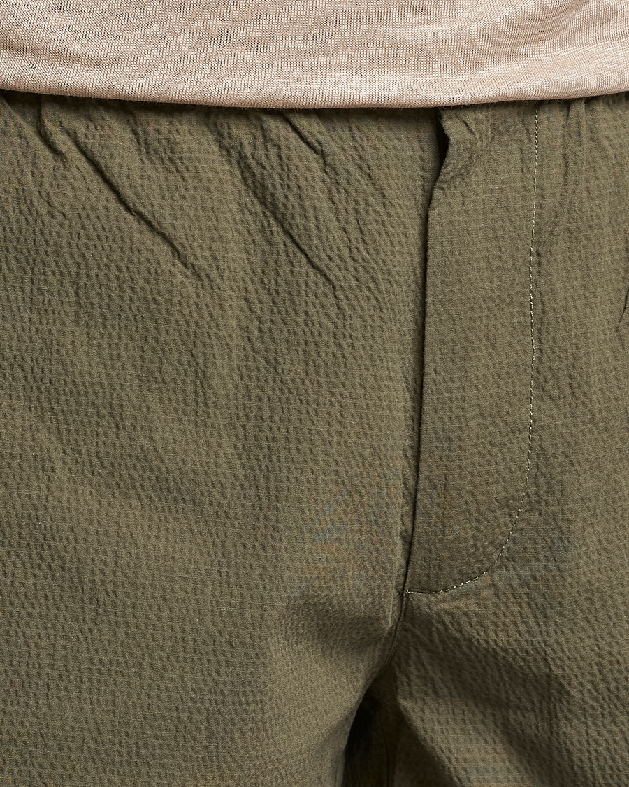 Herren | Shorts | GANT | Seersucker Drawstring Shorts Racing Green