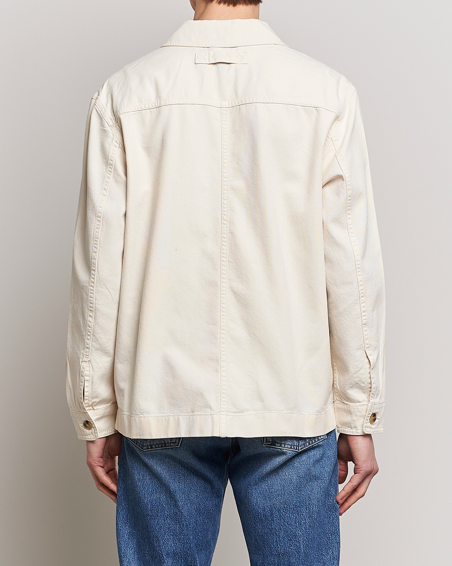 Herren | Hemden | GANT | Garment Dyed Cotton/Linen Overshirt Ecru