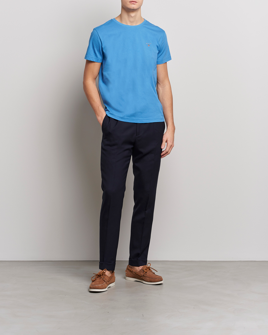 Herren | T-Shirts | GANT | The Original T-Shirt Day Blue