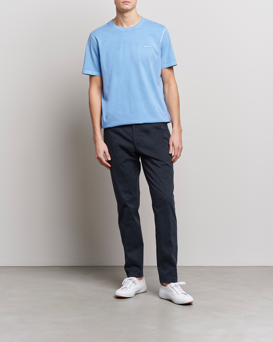 Herren | T-Shirts | GANT | Sunbleached T-Shirt Gentle Blue