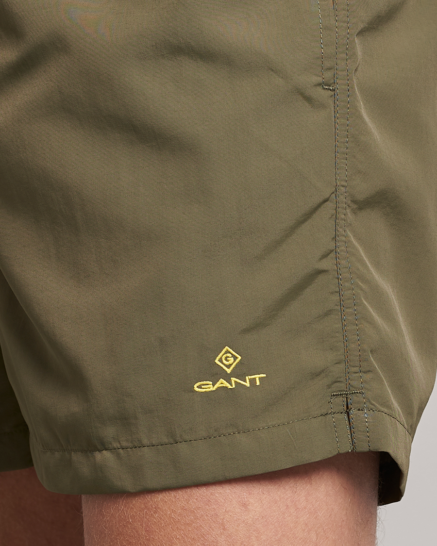 Herren | Badehosen | GANT | Basic Swimshorts Racing Green