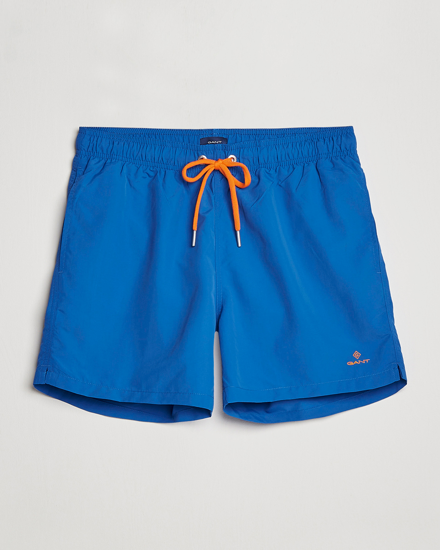 Herren | Badehosen | GANT | Basic Swimshorts Nautical Blue