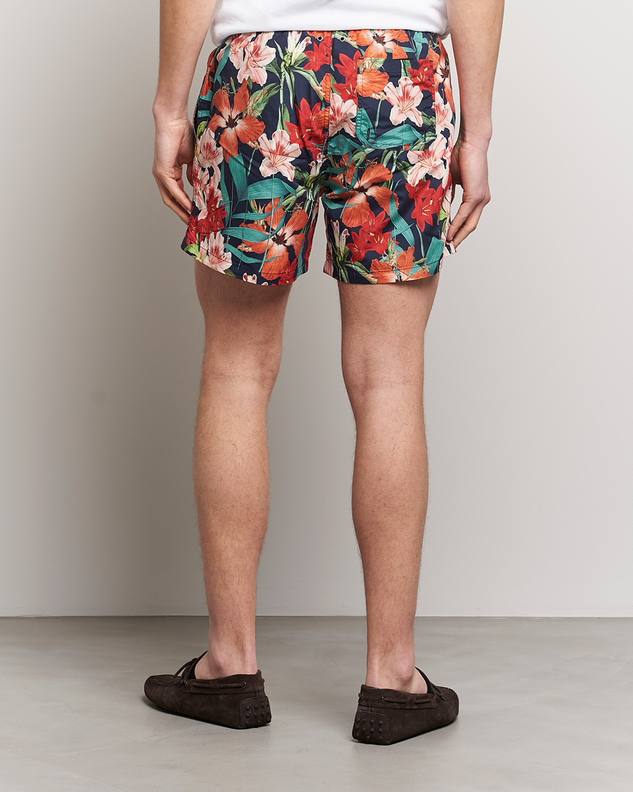 Herren | Badehosen | GANT | Printed Flower Swimshorts Marine Multi
