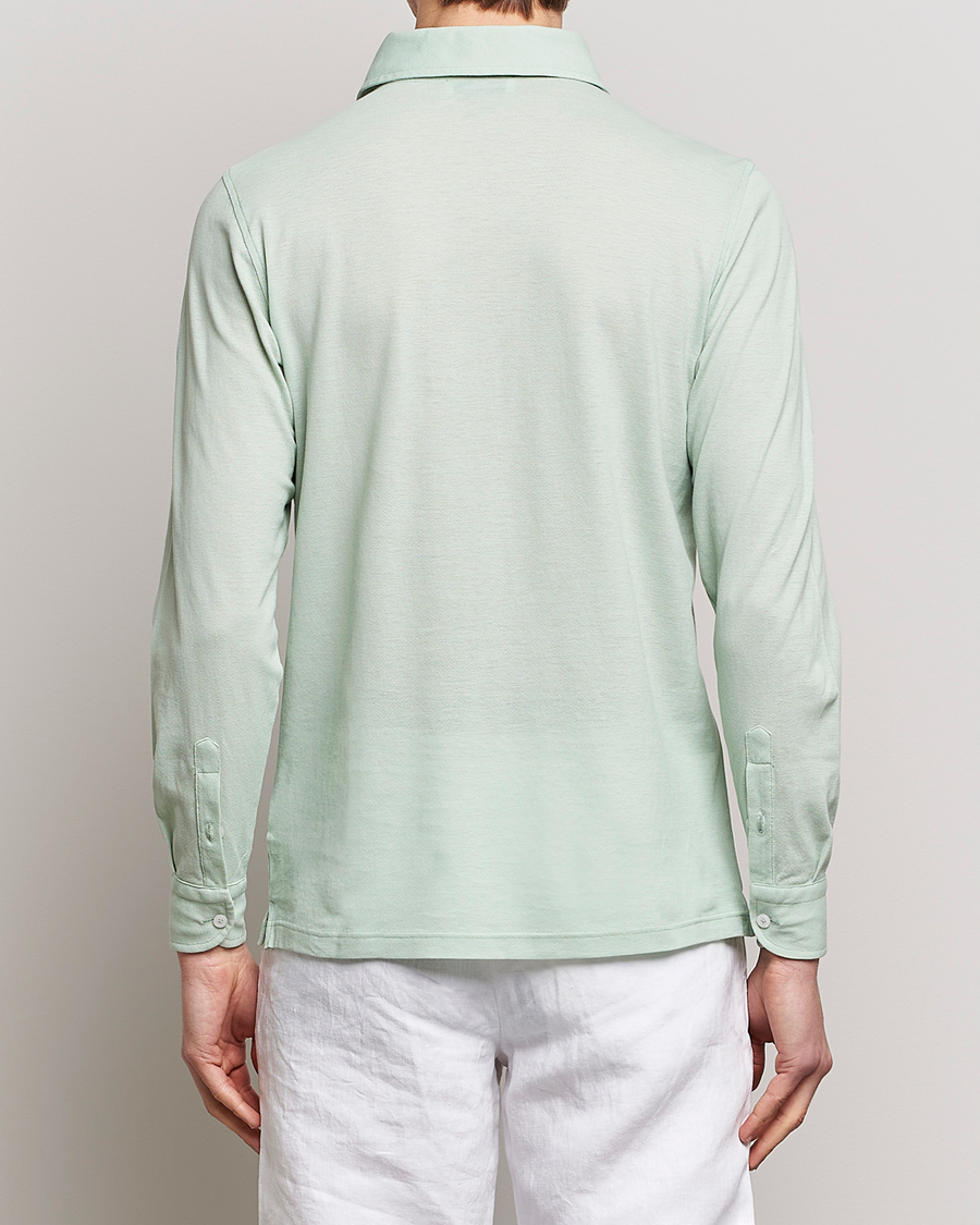 Herren | Hemden | Gran Sasso | Popover Shirt Light Green