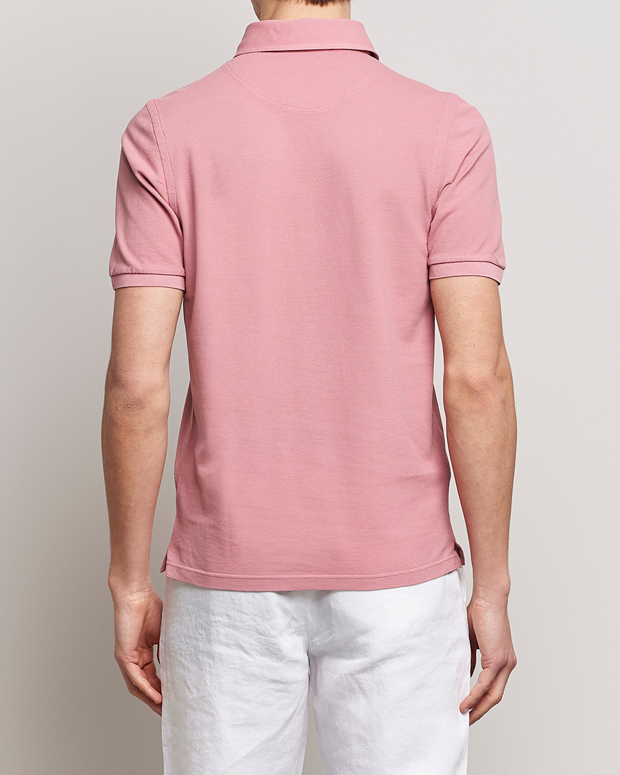 Herren | Poloshirts | Gran Sasso | Washed Polo Pink