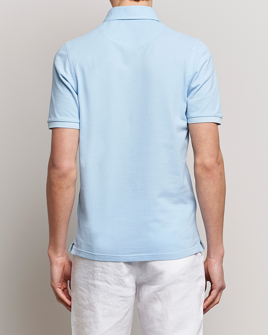 Herren | Poloshirts | Gran Sasso | Washed Polo Light Blue