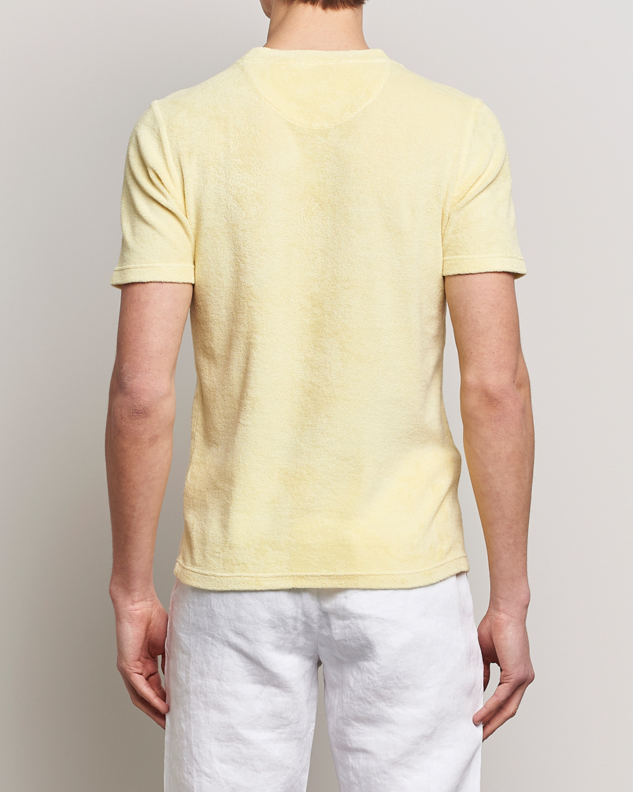 Herren | T-Shirts | Gran Sasso | Cotton Terry Tee Yellow